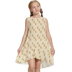 Christmas Wrapping Kids  Frill Swing Dress