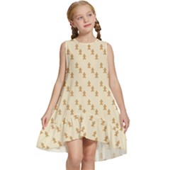 Christmas Wrapping Kids  Frill Swing Dress by artworkshop