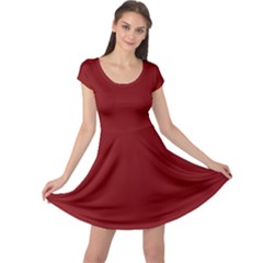 Christmas Red Graphic Cap Sleeve Dress by artworkshop