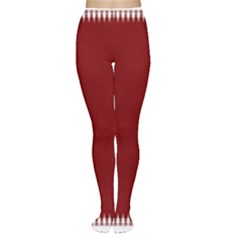 Christmas Red Graphic Tights by artworkshop