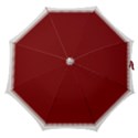 Christmas Red Graphic Straight Umbrellas View1