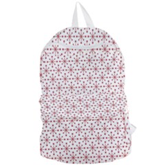 Christmas Pattern Red Stars Foldable Lightweight Backpack by artworkshop