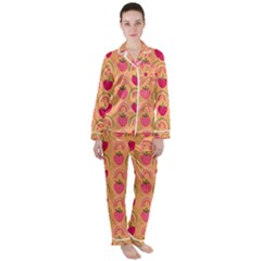 The Cutest Harvest   Satin Long Sleeve Pajamas Set by ConteMonfrey