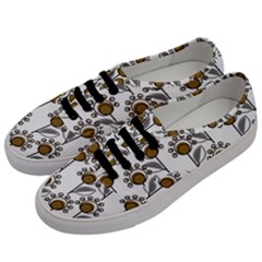 Daisy Minimalist Leaves Men s Classic Low Top Sneakers by ConteMonfrey