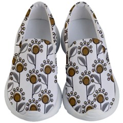 Daisy Minimalist Leaves Kids Lightweight Slip Ons by ConteMonfrey