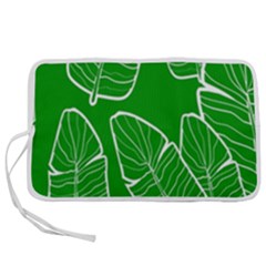 Green Banana Leaves Pen Storage Case (m) by ConteMonfrey