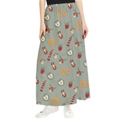 Wild Forest Friends   Maxi Chiffon Skirt by ConteMonfrey