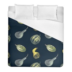 Vintage Vegetables Zucchini  Duvet Cover (full/ Double Size) by ConteMonfrey