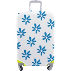 Little Blue Daisies  Luggage Cover (large) by ConteMonfrey