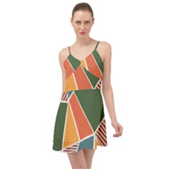 Geometric Colors   Summer Time Chiffon Dress by ConteMonfrey