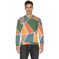 Geometric Colors   Men s Fleece Sweatshirt by ConteMonfrey