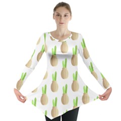 Succulent Vases  Long Sleeve Tunic  by ConteMonfrey