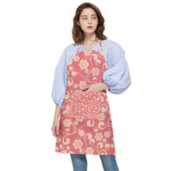 Pink Floral Wall Pocket Apron by ConteMonfrey