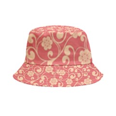 Pink Floral Wall Inside Out Bucket Hat by ConteMonfrey