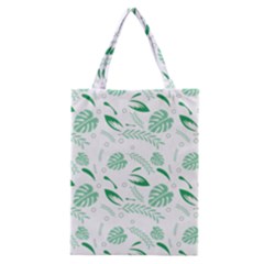 Green Nature Leaves Draw   Classic Tote Bag by ConteMonfrey