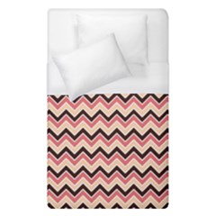 Geometric Pink Waves  Duvet Cover (single Size) by ConteMonfrey