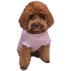 Pink Wood  Dog T-shirt by ConteMonfrey