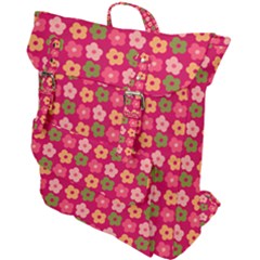 Little Flowers Garden   Buckle Up Backpack by ConteMonfrey