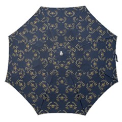 Blue Golden Bee Straight Umbrellas by ConteMonfrey