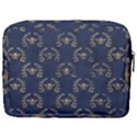 Blue Golden Bee Make Up Pouch (Large) View2