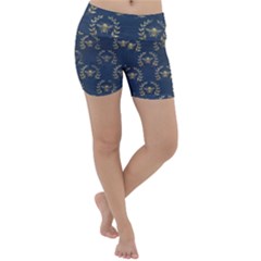 Blue Golden Bee Lightweight Velour Yoga Shorts by ConteMonfrey