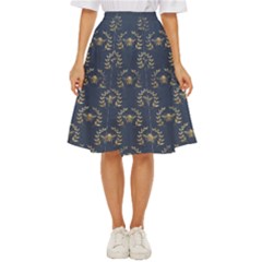 Blue Golden Bee Classic Short Skirt
