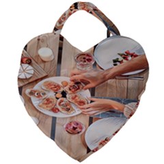 A Beautiful Table - Italian Food Giant Heart Shaped Tote by ConteMonfrey