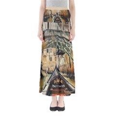 Art Venice Channel Full Length Maxi Skirt by ConteMonfrey