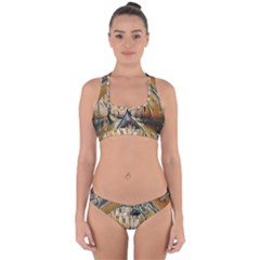 Art Venice Channel Cross Back Hipster Bikini Set by ConteMonfrey