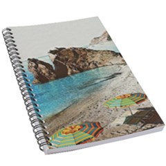 Beach Day At Cinque Terre, Colorful Italy Vintage 5 5  X 8 5  Notebook by ConteMonfrey