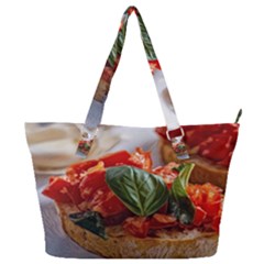 Beautiful Bruschetta - Italian Food Full Print Shoulder Bag by ConteMonfrey