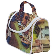 Venice Canals Art   Satchel Handbag by ConteMonfrey