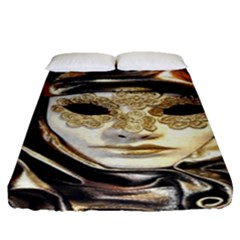 Artistic Venetian Mask Fitted Sheet (queen Size) by ConteMonfrey