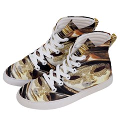 Artistic Venetian Mask Men s Hi-top Skate Sneakers by ConteMonfrey