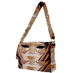 Venetian Mask Full Print Messenger Bag (l) by ConteMonfrey
