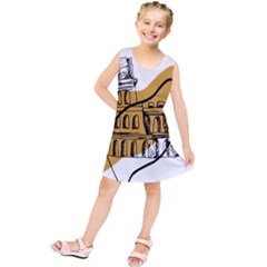 Colosseo Draw Silhouette Kids  Tunic Dress