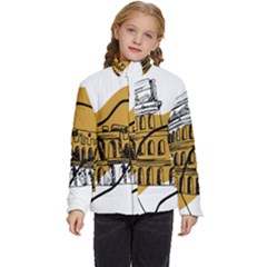 Colosseo Draw Silhouette Kids  Puffer Bubble Jacket Coat by ConteMonfrey