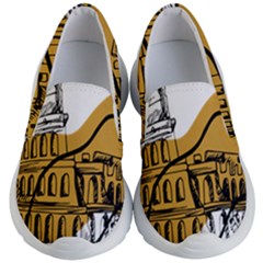 Colosseo Draw Silhouette Kids Lightweight Slip Ons by ConteMonfrey