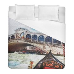 Lovely Gondola Ride - Venetian Bridge Duvet Cover (full/ Double Size) by ConteMonfrey