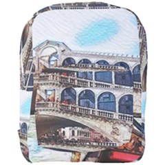 Lovely Gondola Ride - Venetian Bridge Full Print Backpack by ConteMonfrey