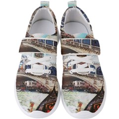 Lovely Gondola Ride - Venetian Bridge Men s Velcro Strap Shoes by ConteMonfrey