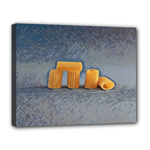 Pasta Is Art - Italian Food Canvas 14  X 11  (stretched) by ConteMonfrey