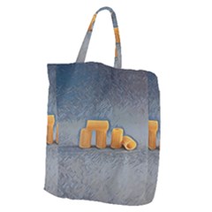 Pasta Is Art - Italian Food Giant Grocery Tote by ConteMonfrey