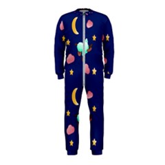 Sleepy Sheep Star And Moon Onepiece Jumpsuit (kids) by danenraven