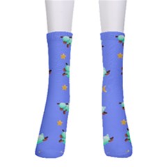 Seamless Pastel Wallpaper Animal Crew Socks