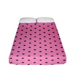 Polka Dot Dots Pattern Dot Fitted Sheet (full/ Double Size) by danenraven