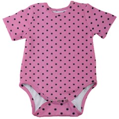 Polka Dot Dots Pattern Dot Baby Short Sleeve Onesie Bodysuit by danenraven