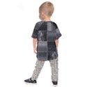 Gray Animal Print Kids  Raglan Tee View2