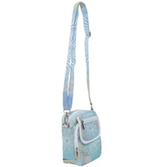 Floral Abstract Flowers Pattern Shoulder Strap Belt Bag