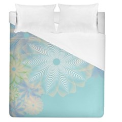 Floral Abstract Flowers Pattern Duvet Cover (queen Size)